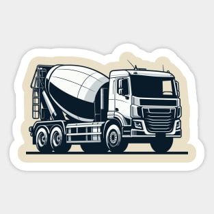 Concrete Mixer Truck Sticker